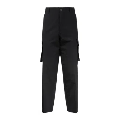 Department Five Department 5 Fleet Cool Wool Cargo Pants Navy Blue In Black