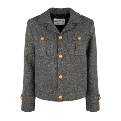 DEPARTMENT FIVE DEPARTMENT 5 INFUSED TWEED CROP JACKET