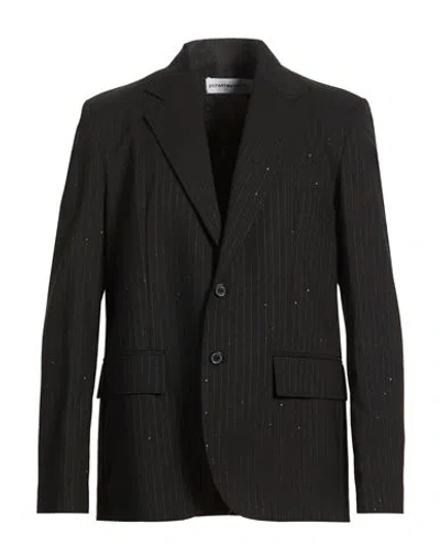 Department Five Department 5 Man Blazer Black Size 38 Polyester, Virgin Wool, Elastane