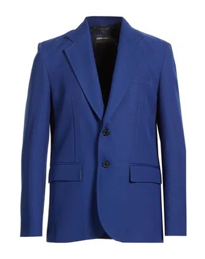 Department Five Department 5 Man Blazer Blue Size 44 Polyester