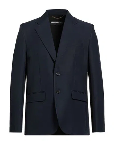 Department Five Department 5 Man Blazer Midnight Blue Size 42 Polyester