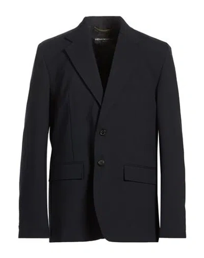 Department Five Department 5 Man Blazer Midnight Blue Size 42 Polyester, Wool, Elastane