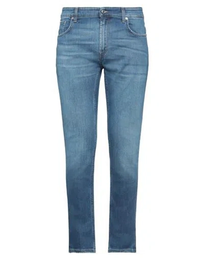 Department Five Department 5 Man Denim Pants Blue Size 30 Cotton, Elastane