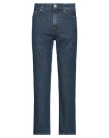 Department Five Department 5 Man Pants Blue Size 33 Cotton, Elastane In Blue