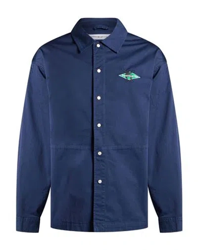 Department Five Department 5 Man Jacket Blue Size 38 Cotton