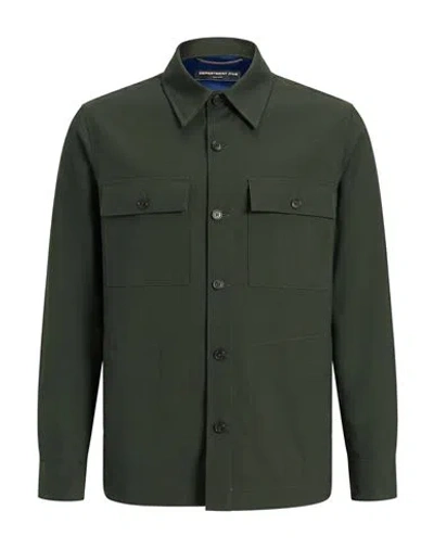 Department Five Department 5 Man Jacket Dark Green Size 38 Polyester, Virgin Wool, Elastane