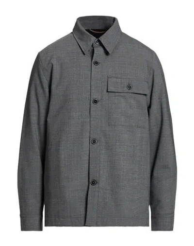 Department Five Department 5 Man Jacket Grey Size 38 Polyester, Virgin Wool, Elastane In Gray