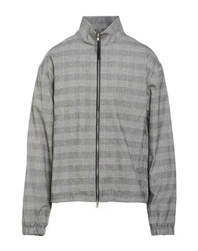 Department Five Department 5 Man Jacket Grey Size M Cotton, Polyamide, Elastane In Gray