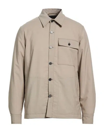 Department Five Department 5 Man Jacket Light Grey Size 38 Polyester, Virgin Wool, Elastane In Gray
