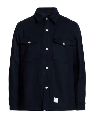 Department Five Department 5 Man Jacket Midnight Blue Size M Wool, Polyamide