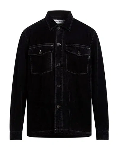 Department Five Department 5 Man Jacket Midnight Blue Size Xl Cotton In Black