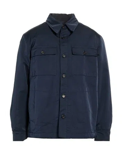 Department Five Department 5 Man Jacket Navy Size 38 Polyester In Blue