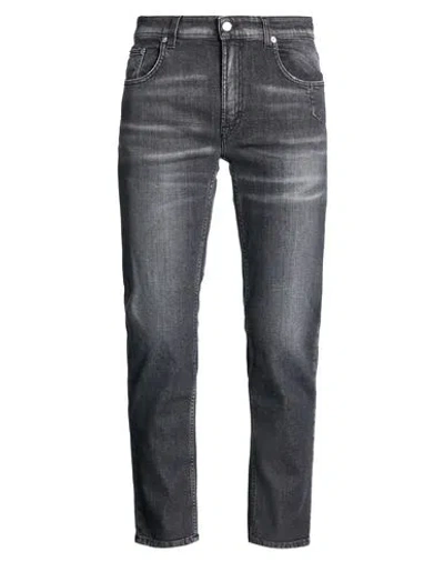 Department Five Department 5 Man Jeans Black Size 33 Cotton, Elastane In Gray