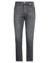 Department Five Department 5 Man Jeans Black Size 34 Organic Cotton, Recycled Elastane In Black
