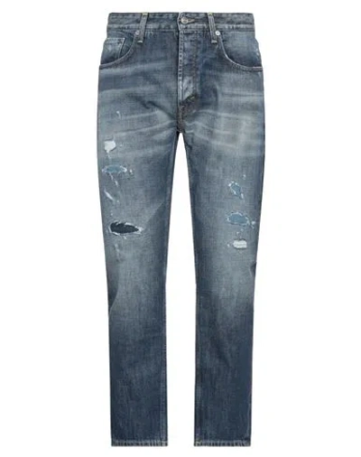 Department Five Department 5 Man Denim Pants Blue Size 34 Cotton