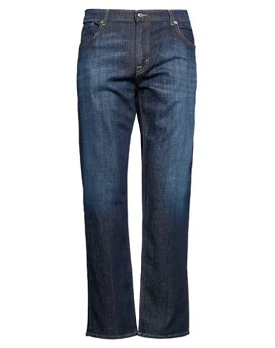 Department Five Department 5 Man Jeans Blue Size 36 Cotton, Rubber