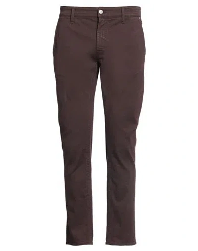 Department Five Department 5 Man Jeans Burgundy Size 33 Cotton, Elastane In Red