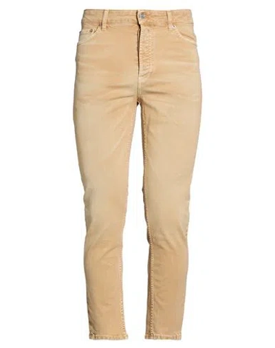 Department Five Department 5 Man Jeans Camel Size 32 Cotton, Rubber In Brown