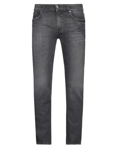 Department Five Department 5 Man Jeans Charcoal Size 33 Organic Cotton, Recycled Elastane In Grey