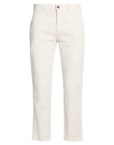 Department Five Department 5 Man Jeans Off White Size 33 Cotton, Rubber