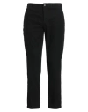 Department Five Department 5 Man Pants Black Size 35 Cotton, Rubber In Black