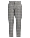 Department Five Department 5 Man Pants Black Size 35 Wool, Polyester, Elastane In Gray