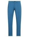 Department Five Department 5 Man Pants Blue Size 32 Cotton, Lycra, Metallic Fiber
