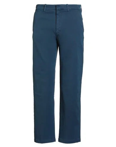 Department Five Department 5 Man Pants Blue Size 33 Cotton, Elastane