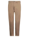 Department Five Department 5 Man Pants Camel Size 31 Cotton, Elastane In Beige