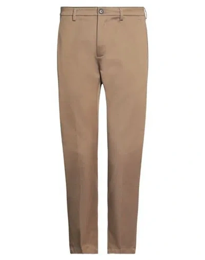 Department Five Department 5 Man Pants Camel Size 31 Cotton, Elastane In Beige