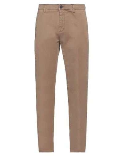 Department Five Department 5 Man Pants Camel Size 31 Cotton, Elastane In Beige