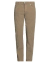 Department Five Department 5 Man Pants Camel Size 32 Cotton, Elastane In Brown