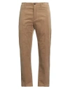 Department Five Department 5 Man Pants Camel Size 33 Cotton, Elastane In Sand
