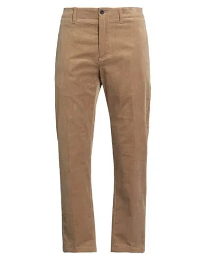 Department Five Department 5 Man Pants Camel Size 33 Cotton, Elastane In Sand