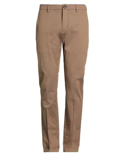 Department Five Department 5 Man Pants Camel Size 35 Cotton, Elastane In Brown