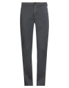 Department Five Department 5 Man Pants Charcoal Size 30 Cotton, Rubber In Gray