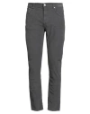 Department Five Department 5 Man Pants Charcoal Size 35 Cotton, Elastane In Gray