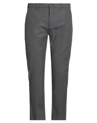 Department Five Department 5 Man Pants Charcoal Size 35 Cotton In Gray