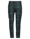 Department Five Department 5 Man Pants Green Size 34 Polyester, Polyamide, Viscose, Wool, Elastane In Green