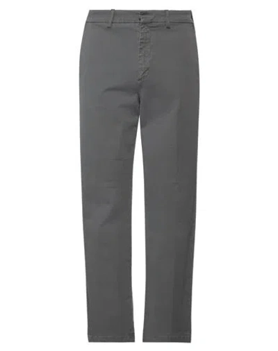 Department Five Department 5 Man Pants Lead Size 33 Cotton, Elastane In Grey