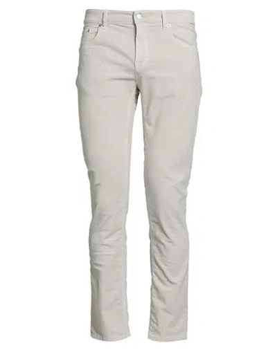 Department Five Department 5 Man Pants Light Grey Size 34 Cotton, Elastane In Gray