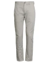 Department Five Department 5 Man Pants Light Grey Size 34 Cotton, Linen In Gray