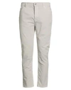 Department Five Department 5 Man Pants Light Grey Size 35 Cotton, Elastane In Gray