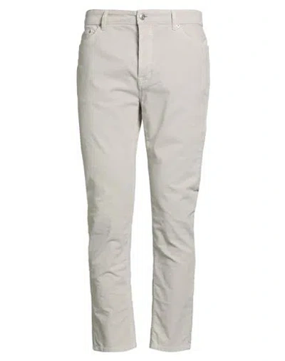 Department Five Department 5 Man Pants Light Grey Size 35 Cotton, Elastane In Gray
