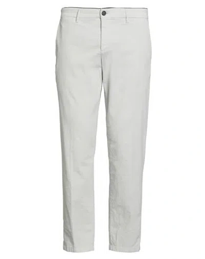 Department Five Department 5 Man Pants Light Grey Size 35 Cotton, Rubber In White