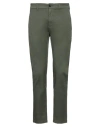 Department Five Department 5 Man Pants Military Green Size 31 Cotton, Elastane In Green