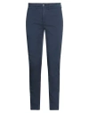 Department Five Department 5 Man Pants Navy Size 34 Cotton, Elastane In Navy Blue