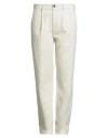 Department Five Department 5 Man Pants Off White Size 31 Cotton, Elastane In White