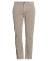 Department Five Department 5 Man Pants Taupe Size 34 Cotton, Elastane In Gray