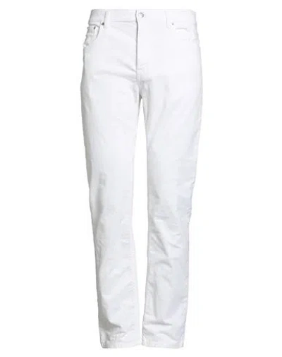 Department Five Department 5 Man Pants White Size 32 Cotton, Elastane